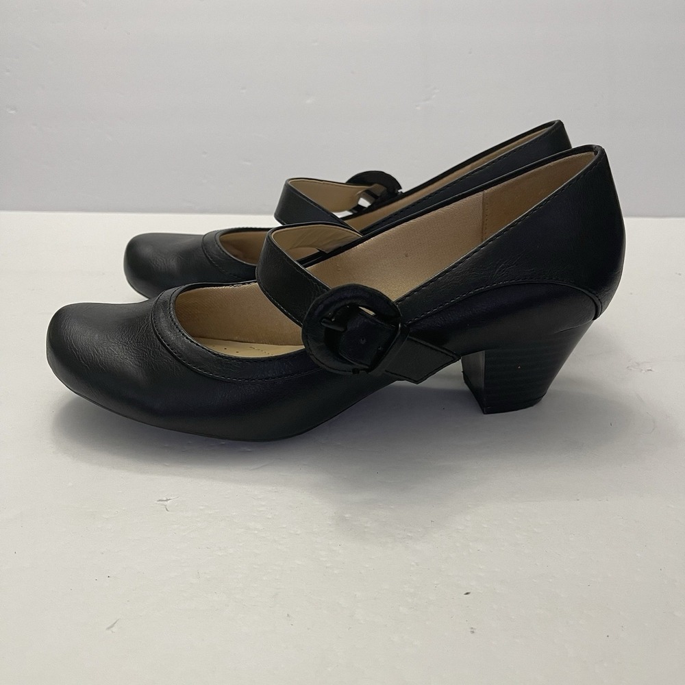 Lifestride Soft System Rozz Mary Jane Pump Black Womens 9.5 W‎ Academia Career - Picture 5 of 10